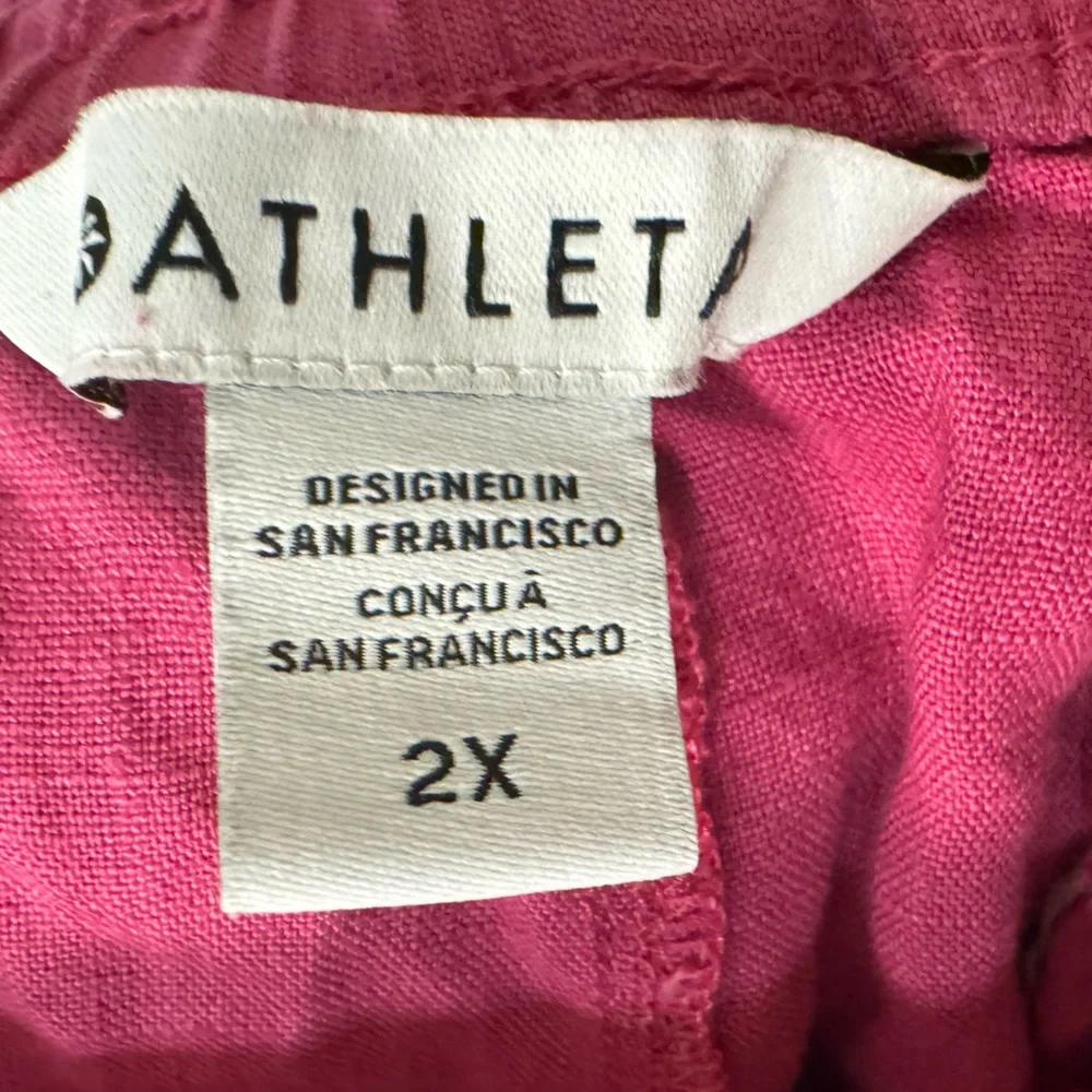 Retreat Wide Leg Linen Pant - Athleta - Size 2X - Picture 3 of 11